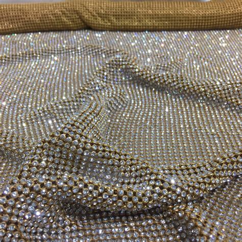 rhinestone crystal fabric